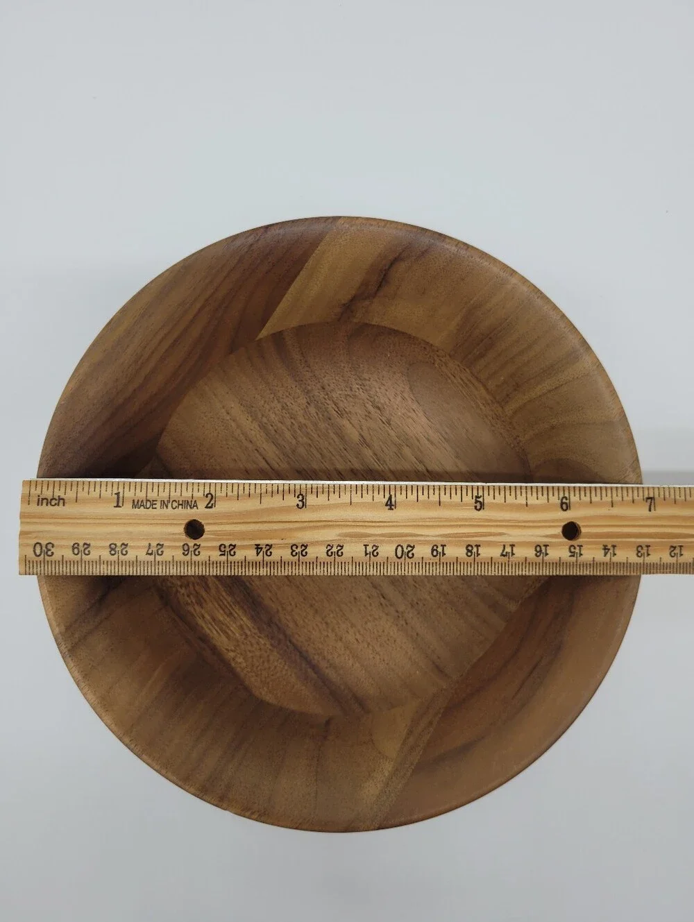Fitzhugh Wood Bowl Solid American Walnut 7